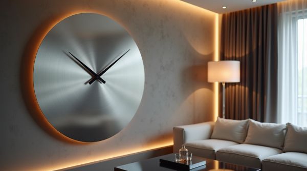 Élégance et fonctionnalité des horloges métalliques murales